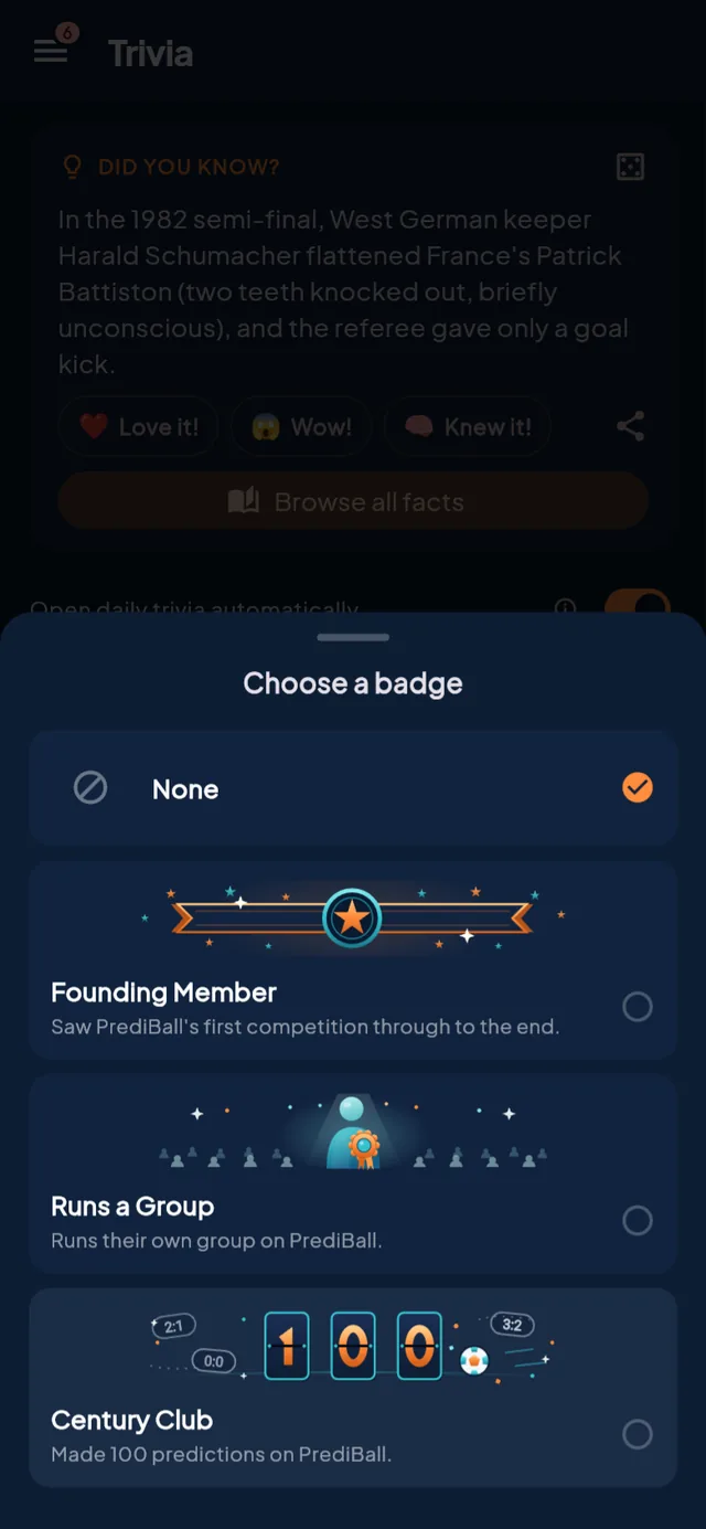 Badges you earn, nameplates you build